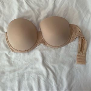 Pink 36D Strapless Bra USED ONCE